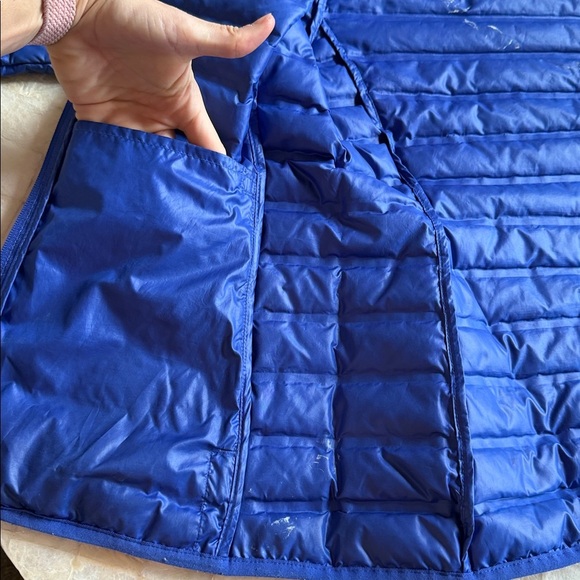 Columbia Women's Vibrant Blue Down Puffer Jacket zip-up sz M medium winter coat - Picture 9 of 10